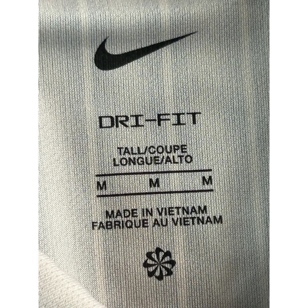 Nike Golf Dri-FIT Striped Polo Shirt Men's Medium Tall M Gray NWT - Picture 3 of 10